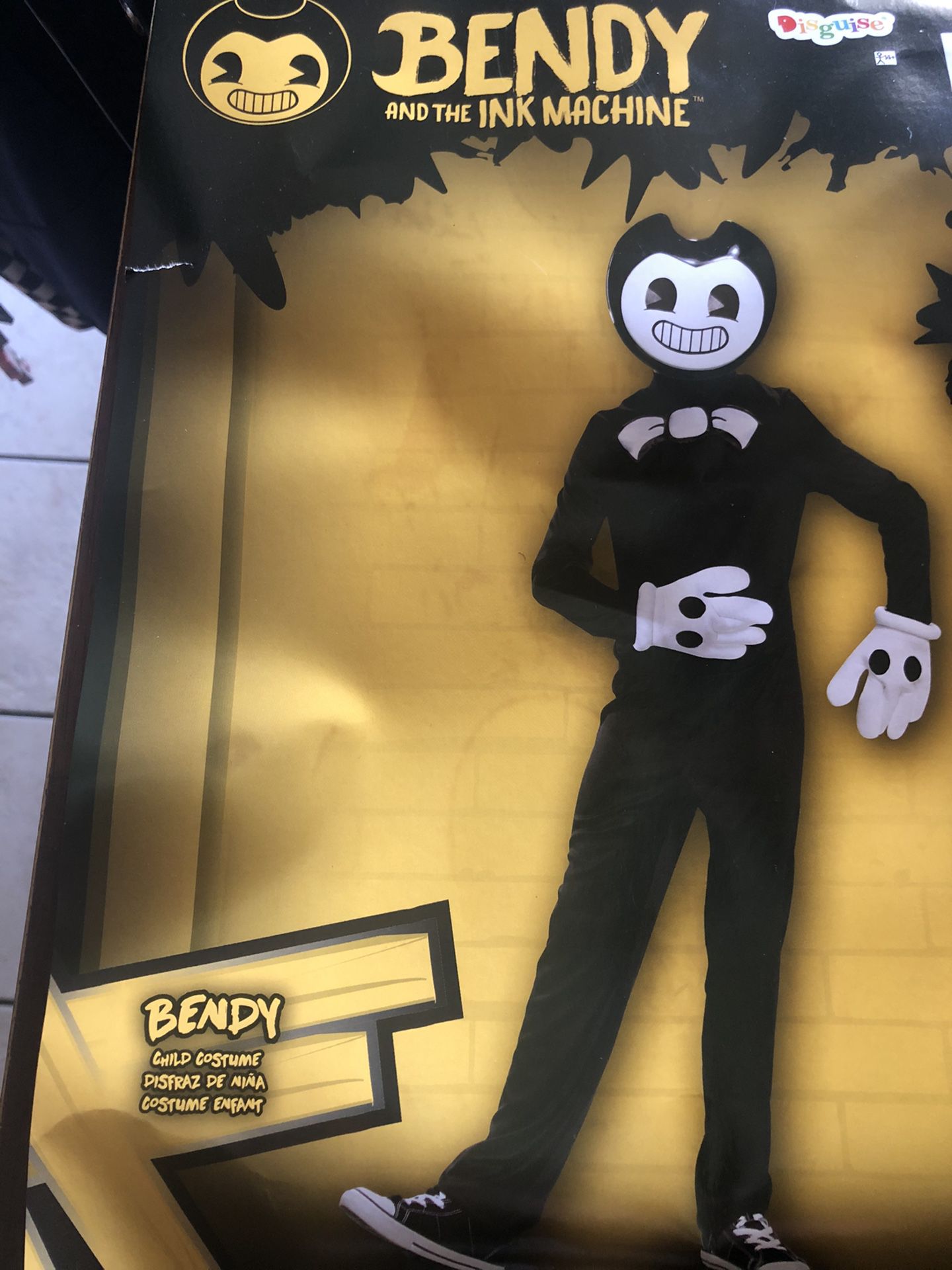 Kids size Large Bendy and the Ink machine Costume