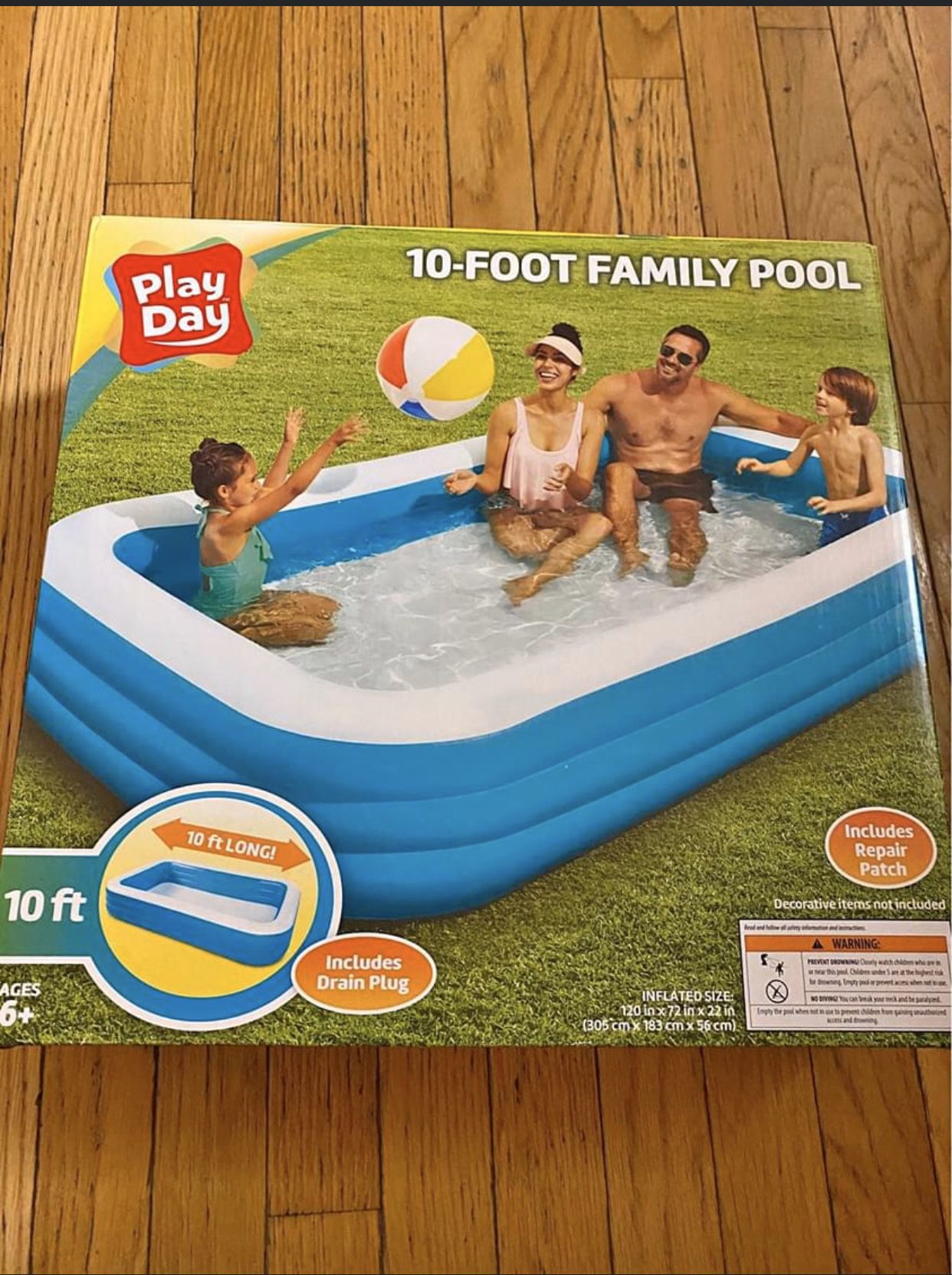 Play Day 10 foot Family Pool BRAND NEW Bulk Discount