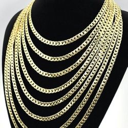 18 K Gold-Plated Necklaces 