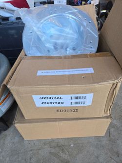 Drilled Brake Rotors JBR973-2 pair