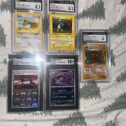 Pokemon Slabs Lot Psa 
