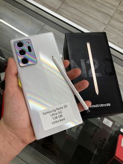 Samsung note 20 ultra, unlocked cash or $10 down