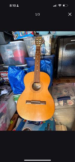Vintage GIANNINI Tranquillo Acoustic Classical Guitar Model No. 6/A BRAZIL 1969