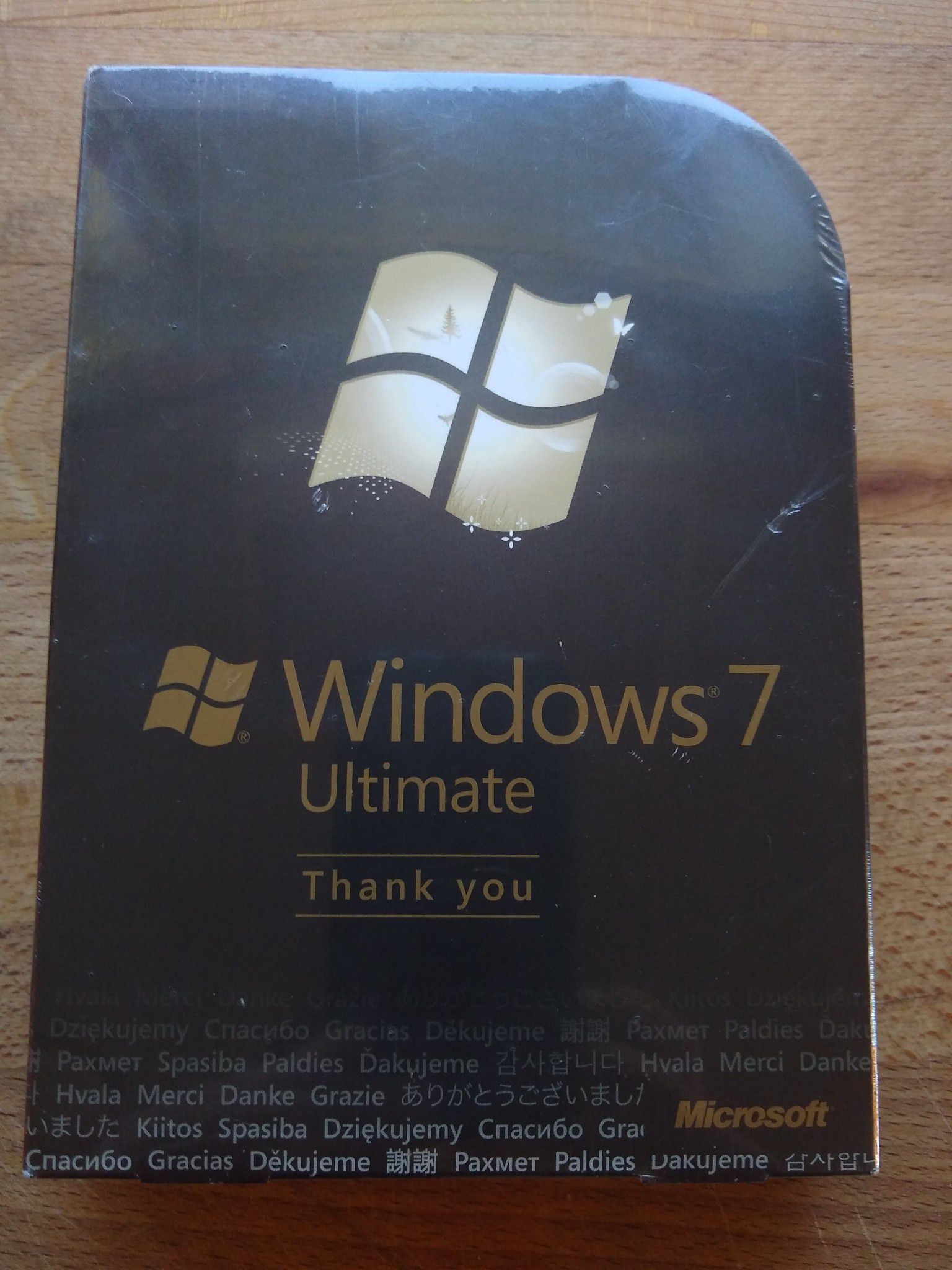 Microsoft Windows 7 Ultimate Commemorative Rare Collector Factory NIB 32 64 bit