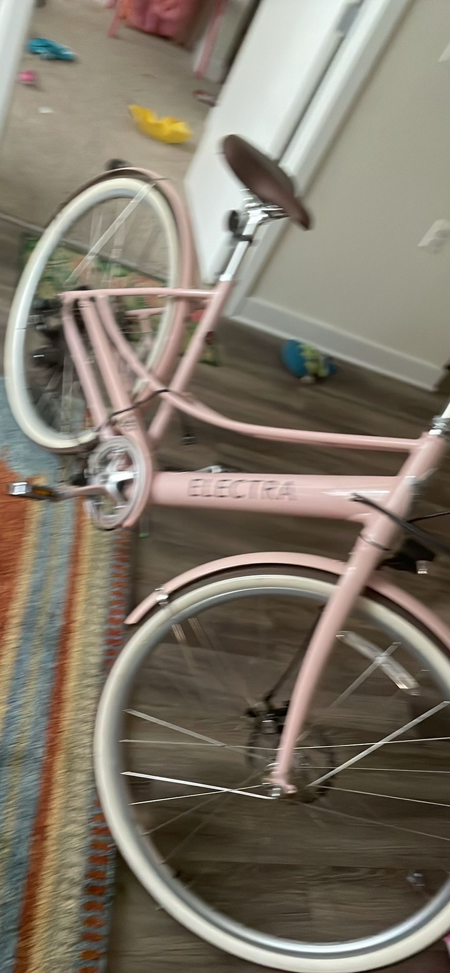 Pink Electric Bike 