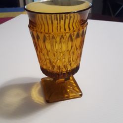 Tiera Vintage Amber Glass