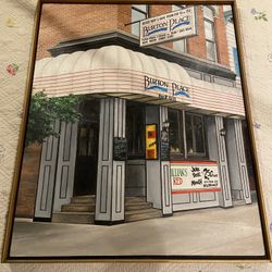 Original Burton Place Chicago Painting From The Early 80’s