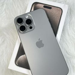 Apple IPhone 15 Pro 128gb  Unlocked, FREE Smartwach/ Headphones. Pay $1 Today Rest in payments. NO CREDIT NEEDED FINANCING