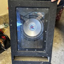 12” pyle subwoofer with enclosure