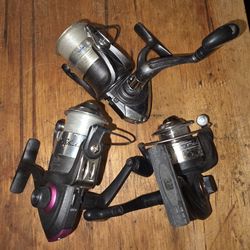 3 Fishing Reels