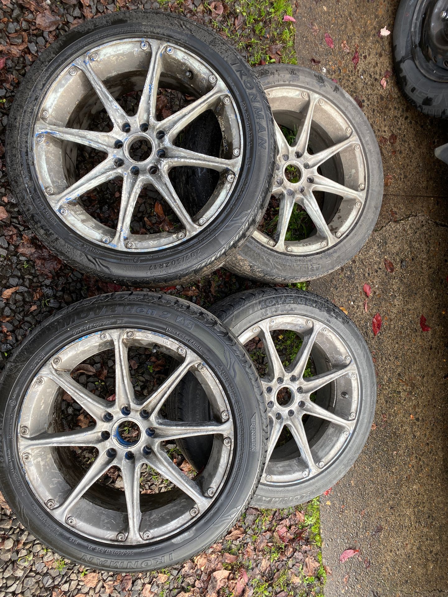 Tires and wheels
