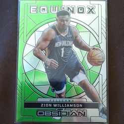 Zion Williamson Equinox Obsidian Panini /25