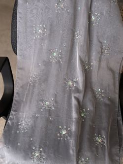 Silver Sequined Wrap 