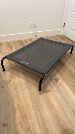 Bedsure Outdoor Elevated Cooling Dog Bed Medium Size Dog, 43in Grey