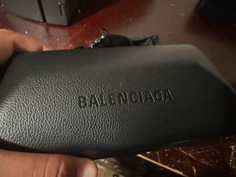 Balenciaga  MONO RECTANGLE SUNGLASSES IN BLACK