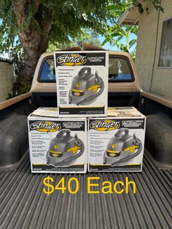 NEW Stinger 2.5 Gal. 1.75 Peak HP Shop Vacuum Wet Dry Vac w/Filter Bag, Hose & Attachments *$40 Each*