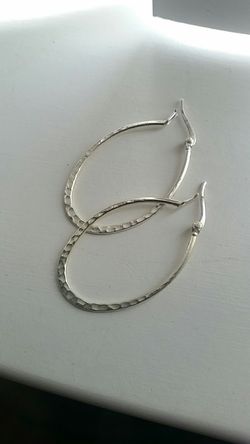Silver ear rings