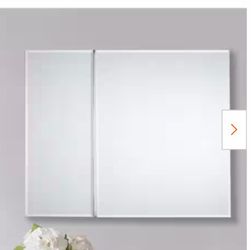 Signature Hardware Mirrored Medicine Cabinet