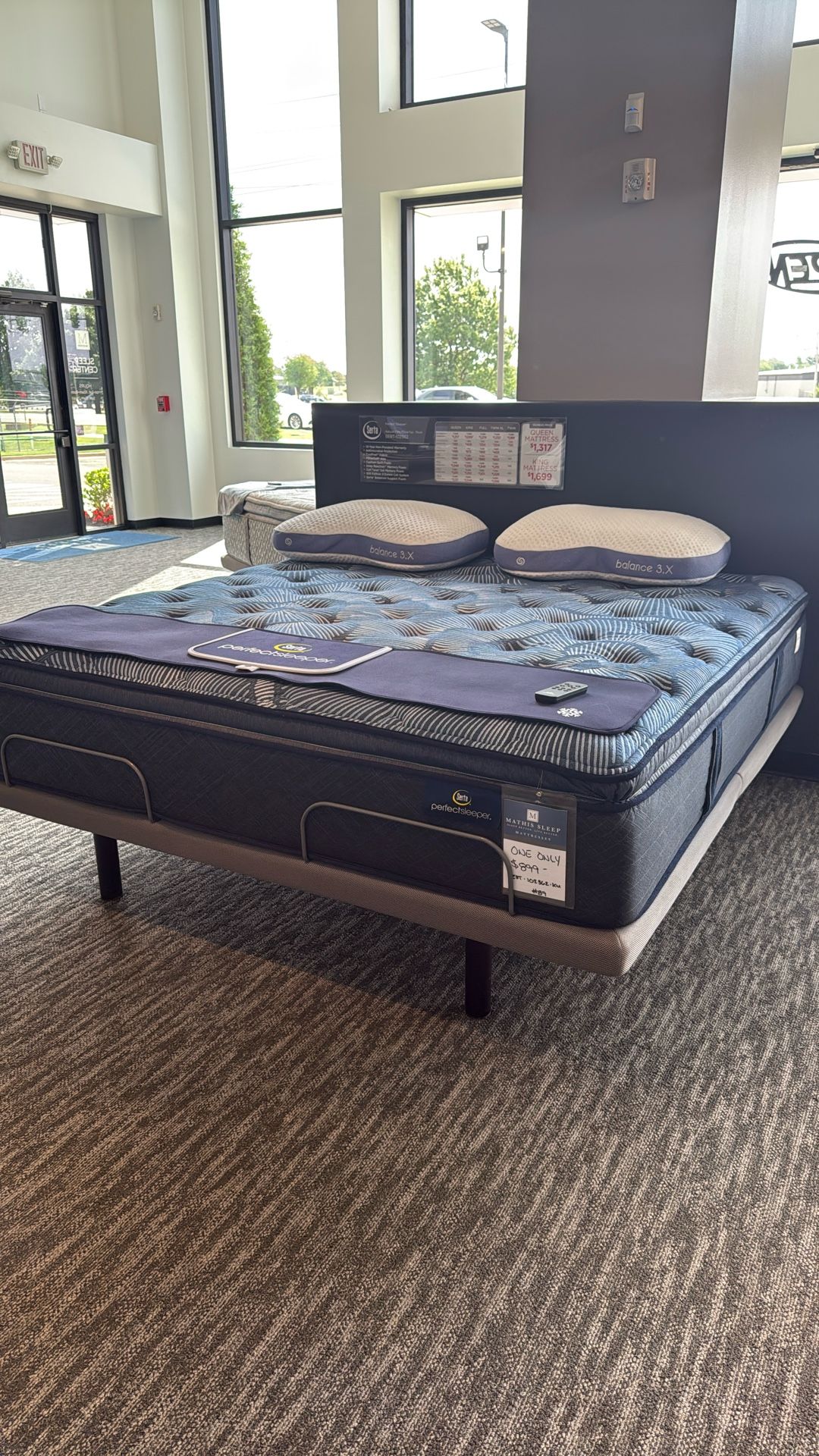 Serta Perfect Sleeper Natural Falls Super Soft Pillow Top Mattress - ONE ONLY - Display Model Discount