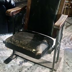 Vintage Historic Jayhawk State Theatre Seat