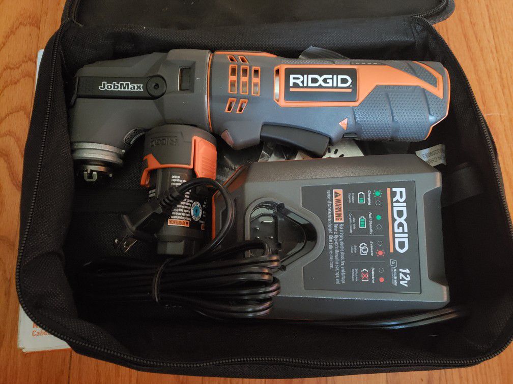 RIDGID JobMax 12-Volt Multi-Tool Starter Kit