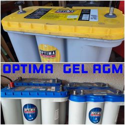 OPTIMA Gel AGM Batteries 