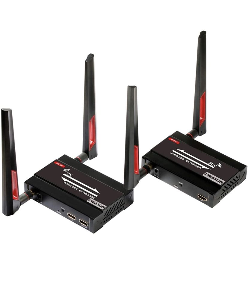 Wireless HDMI Extender with Loop-Out IR Support 1080P@60Hz HD Transmit Up to 650ft