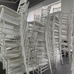 White Chiavari Chairs 