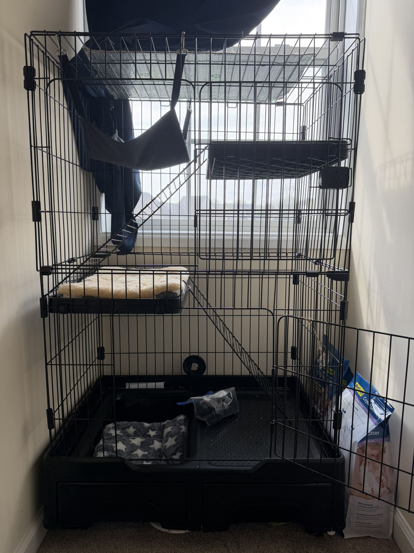 Large Multi-Level Pet Cage / Cat Condo
