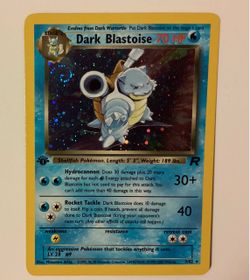 1st Edition Holo Rare Dark Blastoise Pokémon Team Rocket NM
