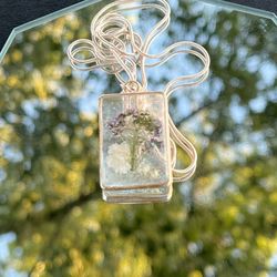 Handmade Lilac Necklace 