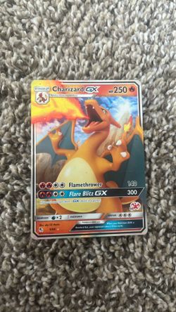 Charzard Gx Pokemon card