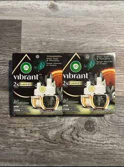 Airwick Vibrant White Sage & Mahogany Essential Oil Refills $6 Each Pack