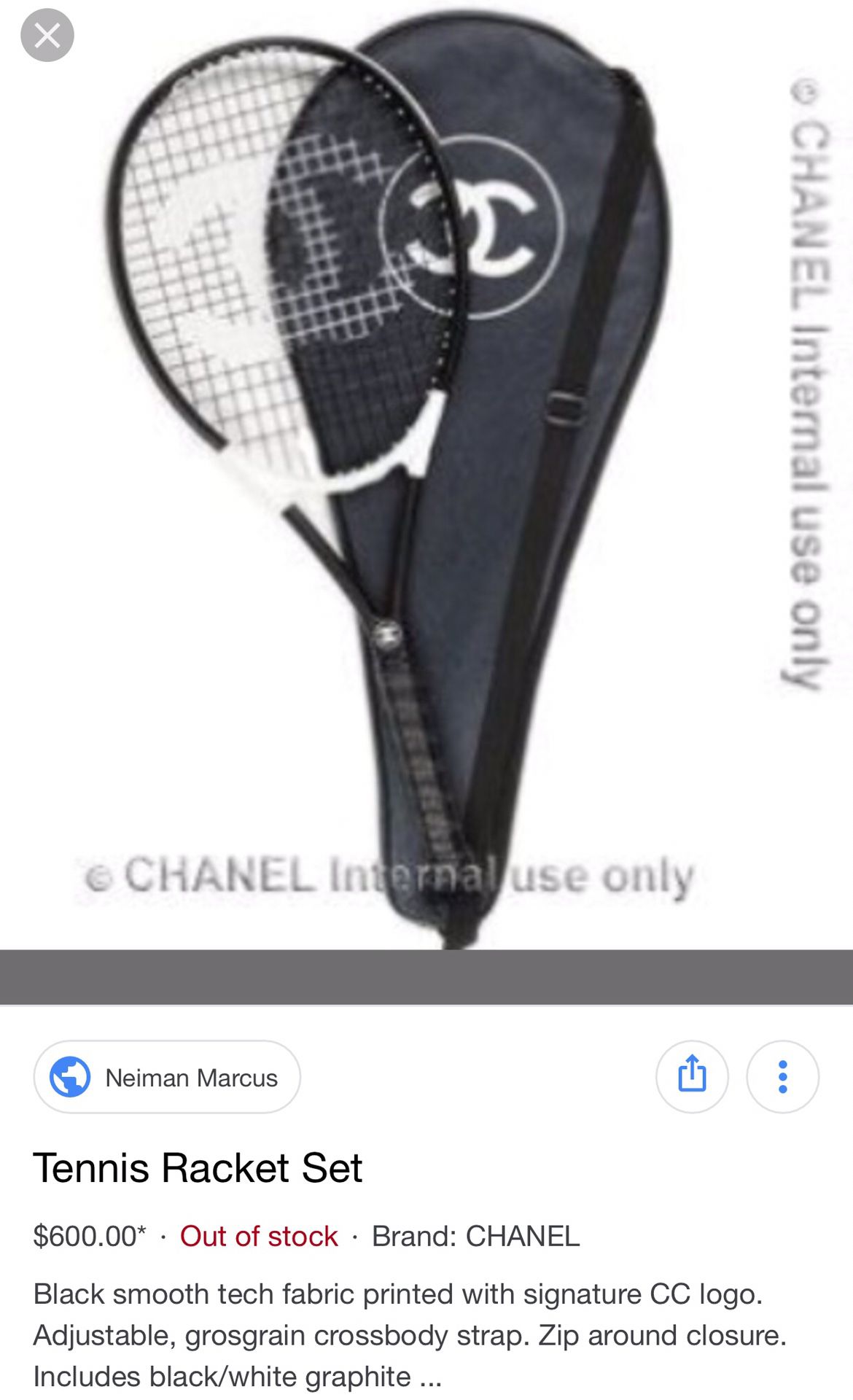 Shop CHANEL 2023 SS CHANEL ☆Tennis Rackets & Cases ☆AA8893