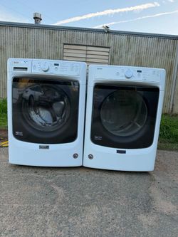 Maytag commercial washer and gas dryer