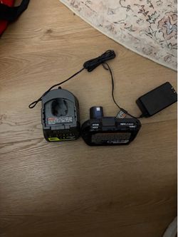 Ryobi 18 volt battery 1.5 ah and charger