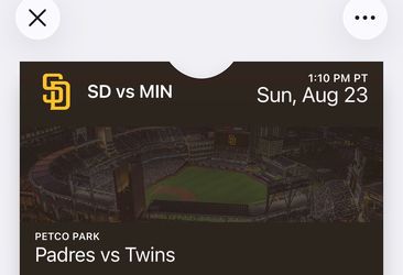 Padres tickets