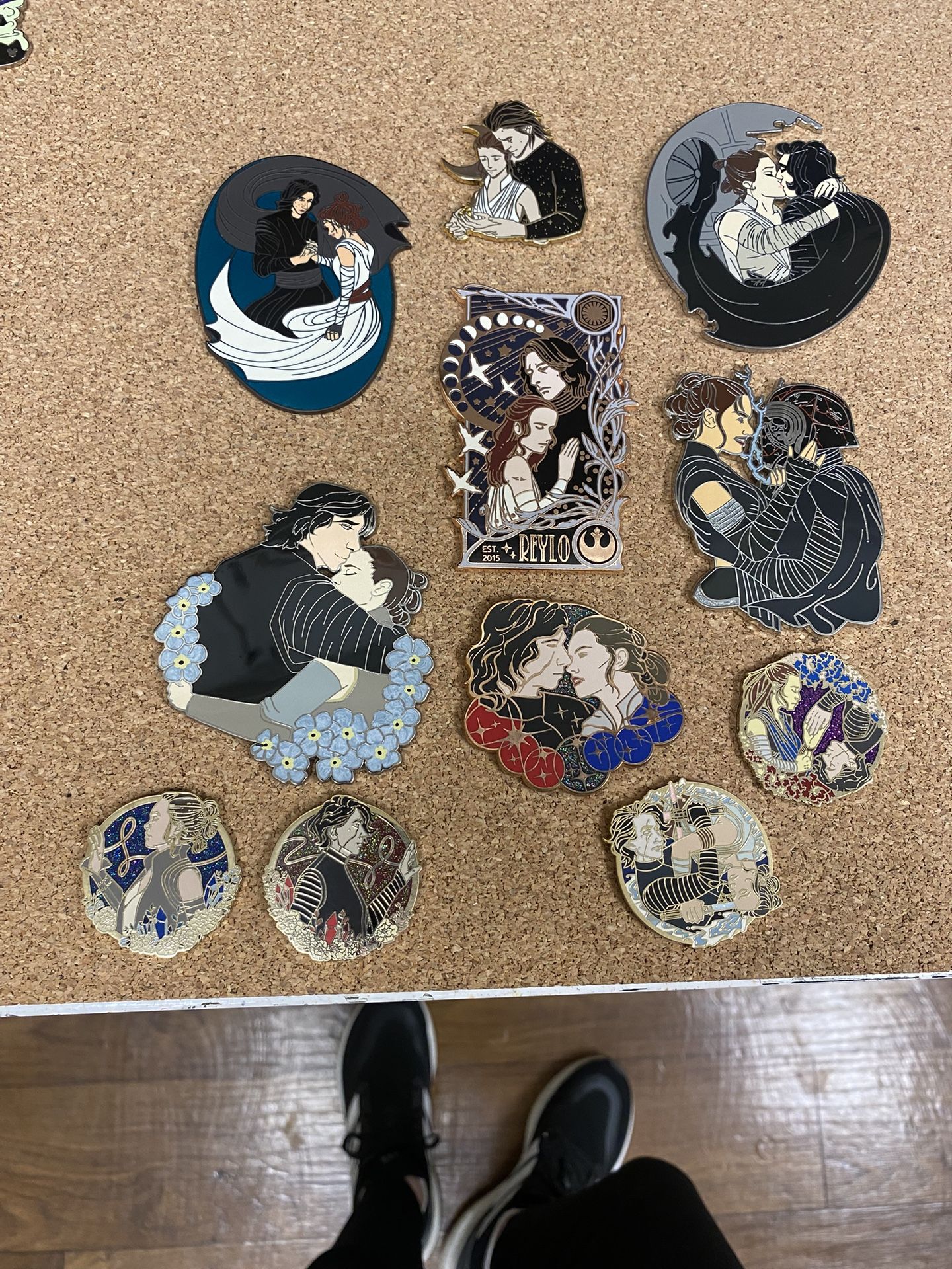 Reylo Star Wars Pin Lot