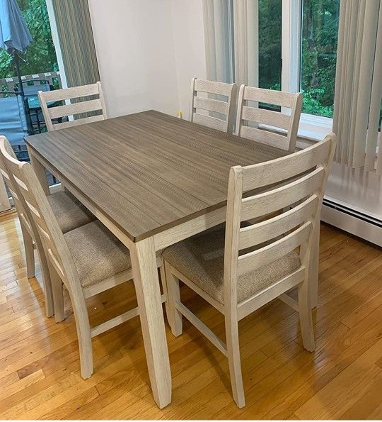 Brand New Ashley Dining Room Set Table And 6 Chairs Fastest