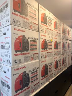 Honda generators  $1000 original price $1350