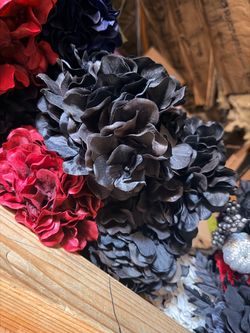 Faux Halloween Flower Stems
