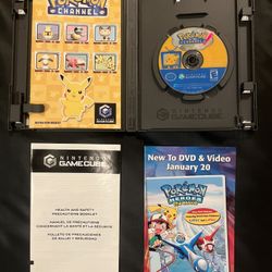 Pokemon Channel Nintendo GameCube Game CIB Tested/WORKS