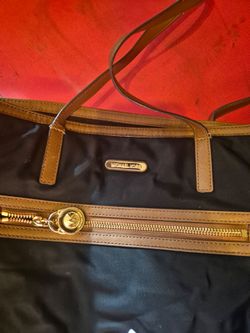 Michael Kors Black Nylon Tote Bag