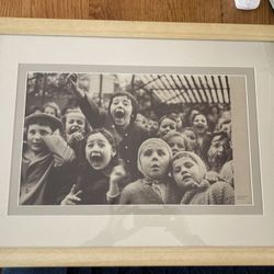 Framed Vintage Parisian Street Scene 