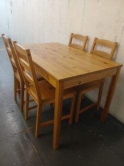 IKEA JOKKMOKK Table and 4 Chairs