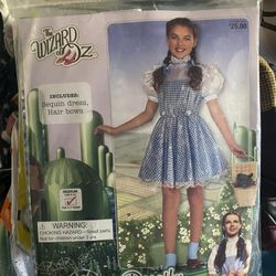 New Dorothy Wizard Of Oz Costume