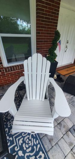 White Adirondack Chair white