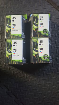 HP 45 Black 78 Tri-color Ink Cartridge Combo Pack