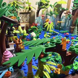 Lego Bulk/lot Plant Piece, Base Plate And More!! See Pictures