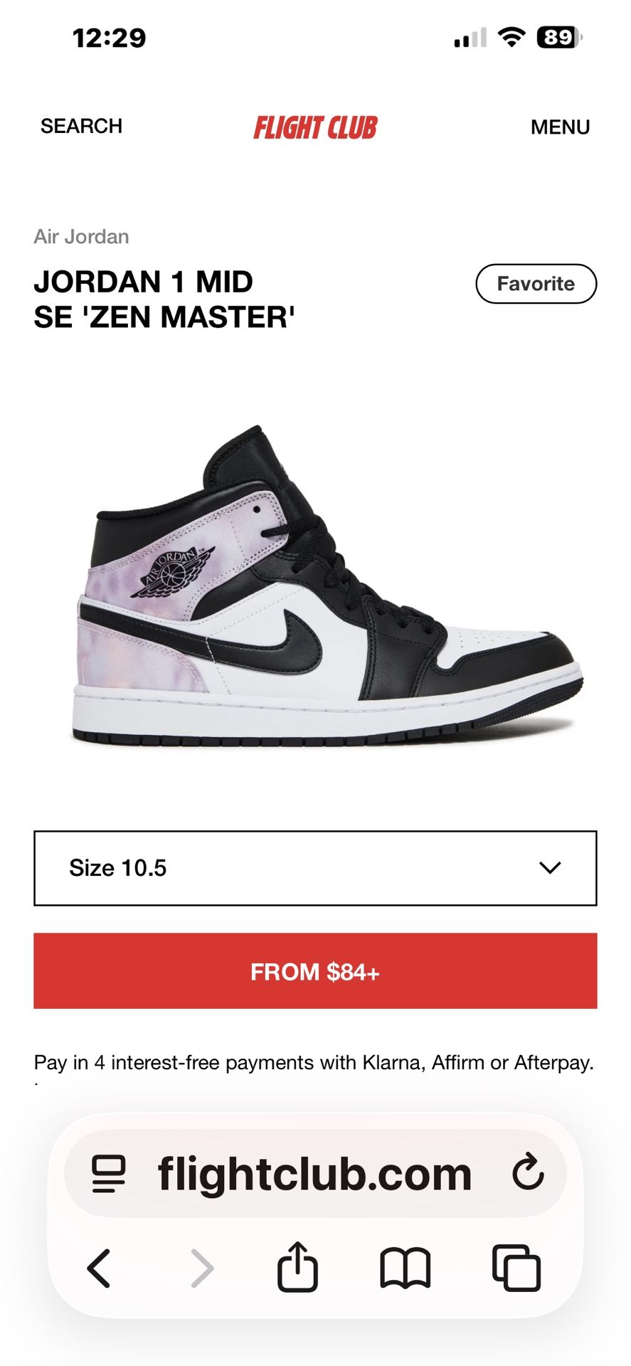 JORDAN 1 MID SE 'ZEN MASTER'